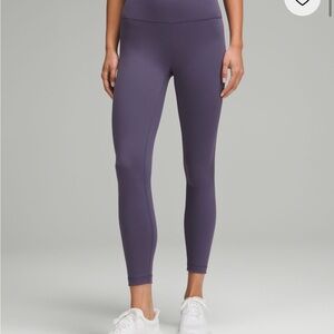 NWOT Lululemon Wunder Train High-Rise Tight 25”- Nightfall